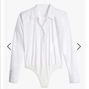 WeWoreWhat Button Down Bodysuit